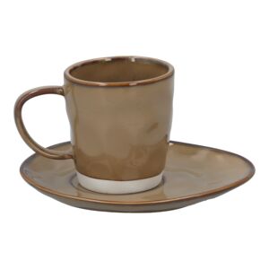 R2S 2-Piece Terracota Tea Cup and Saucer 250ml R2S 2-Piece Terracota Tea Cup and Saucer 250ml
